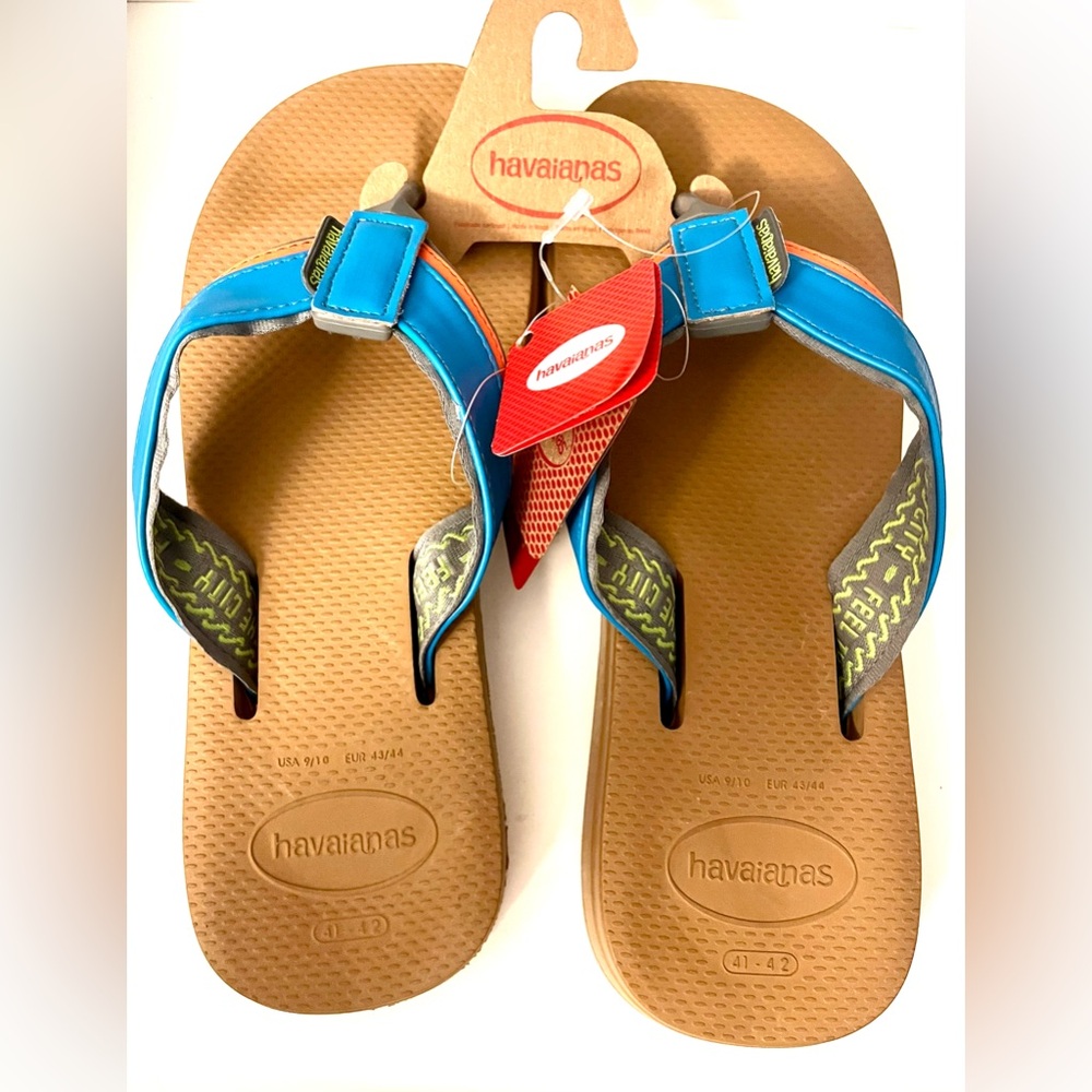 Havaianas Flip Flops Bronze Sandals 9/10 Women